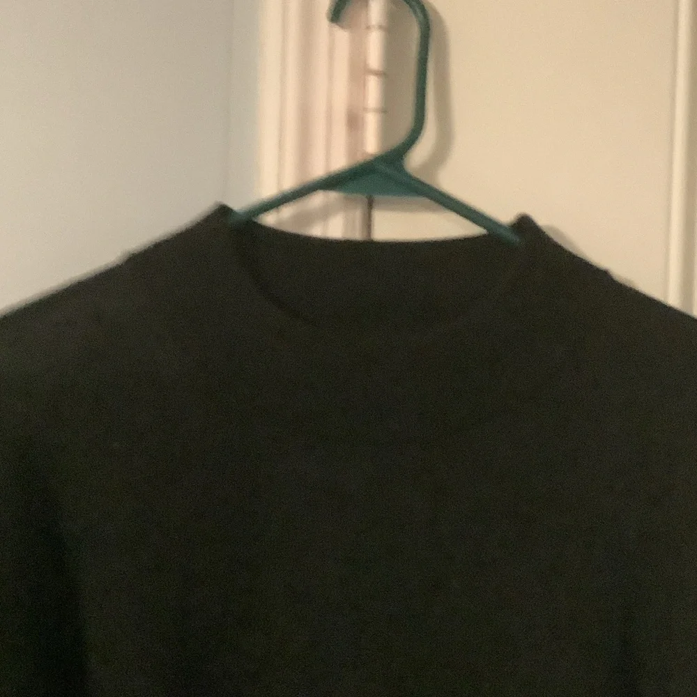 Classic Black mock Turtleneck Sweater for Men,‎ wool 46%